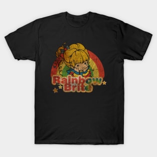 Rainbow Brite AND FRIEND texture T-Shirt